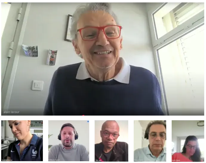 Evénnement en visioconférence